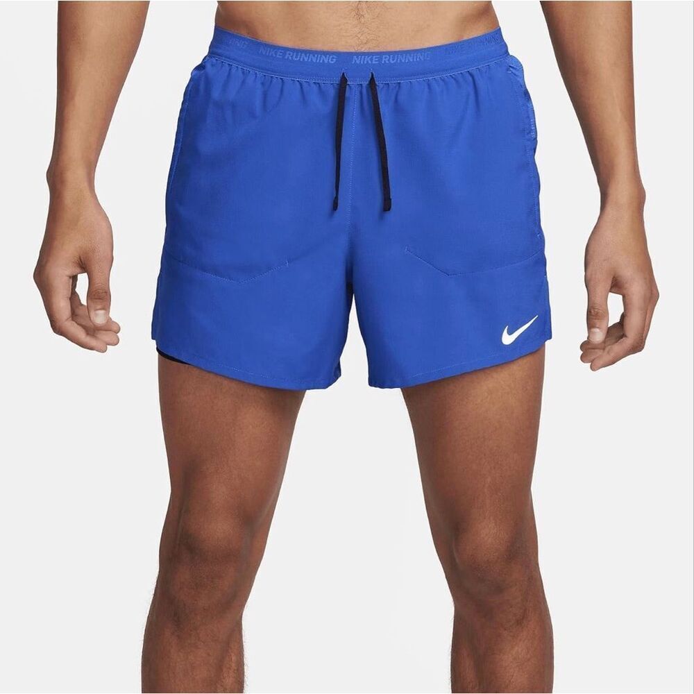 #521. Nike 2 in 1 Game Royal 5” DriFIT Stride Running Shorts - Picture 3 of 7